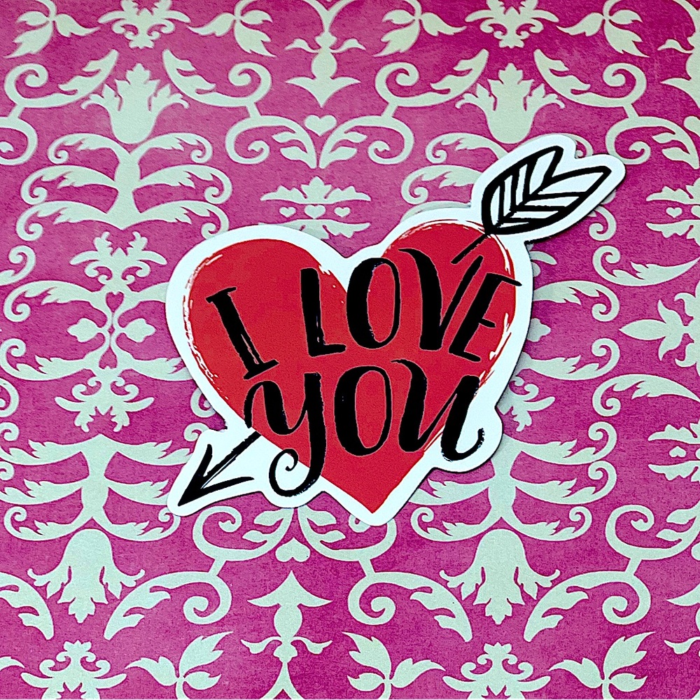 I Love You Cute Lovey Sweetheart Love You Valentines Sweet Sticker